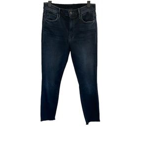 Mother The Stunner Two Step Fray in Last Call high rise denim stretch jeans 27